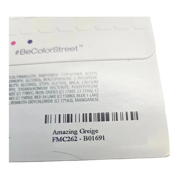 Amazing Greige-ColorStreet NWT Real nail Polish - Picture 3 of 3